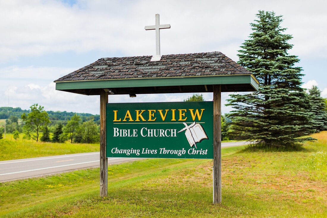 Lakeview Bible Church sign